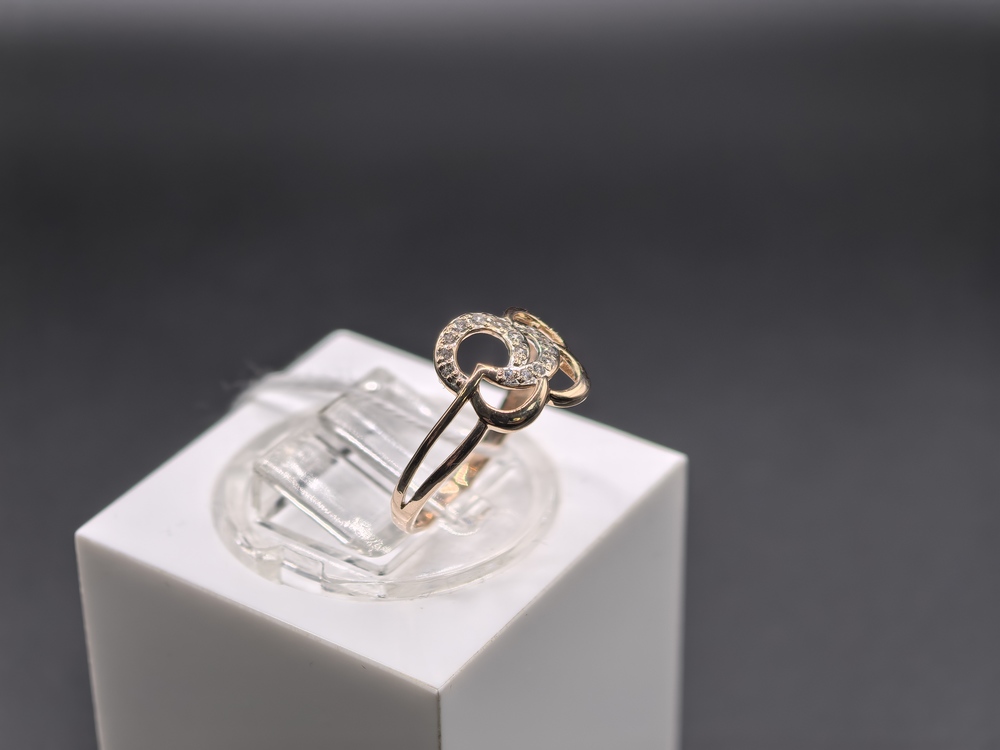 КОЛКМИ585 КОЛЬЦО С КАМНЯМИ (Au 585)