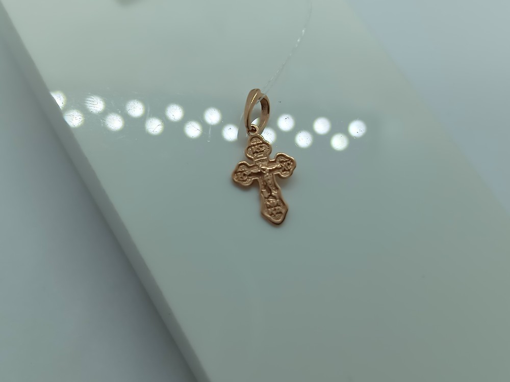 ПОДВЕСКА КРЕСТ без камня (Au 585)