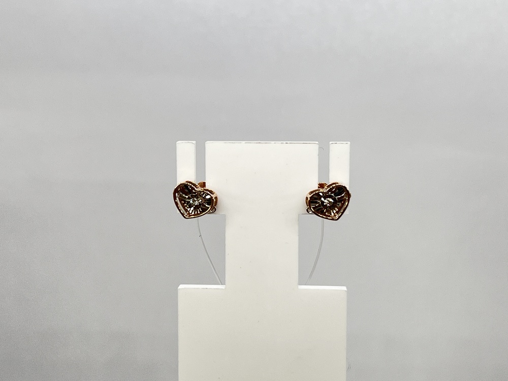 СЕРЬГИ ПУСЕТЫ Бриллиант (Au 585)