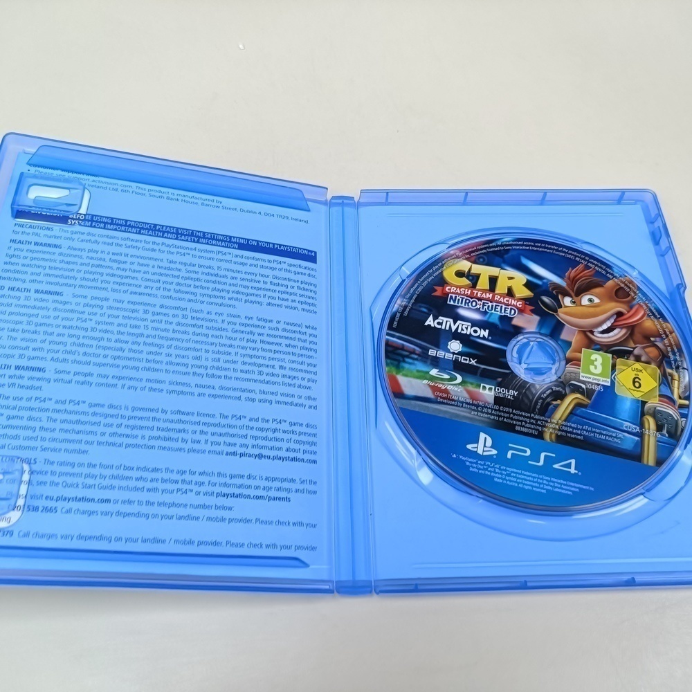 Игра Playstation 4 Crash Team Racing nitro-fueled