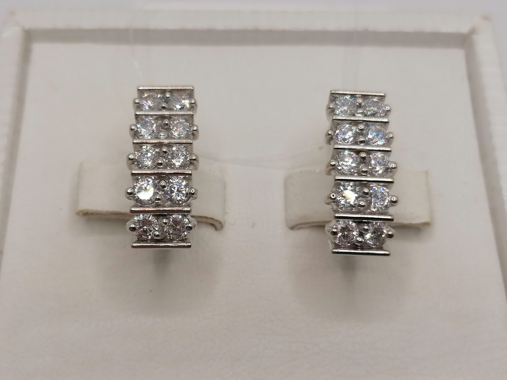 СЕРЬГИ С КАМНЯМИ (Au 585)