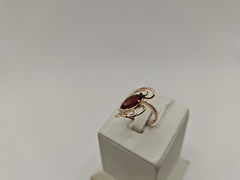 КОЛКМ585 КОЛЬЦО С КАМНЕМ (Au 585)