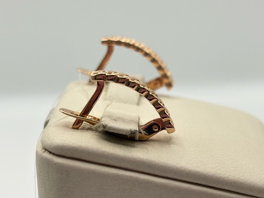 СЕРЬГИ БЕЗ КАМНЯ (Au 585)