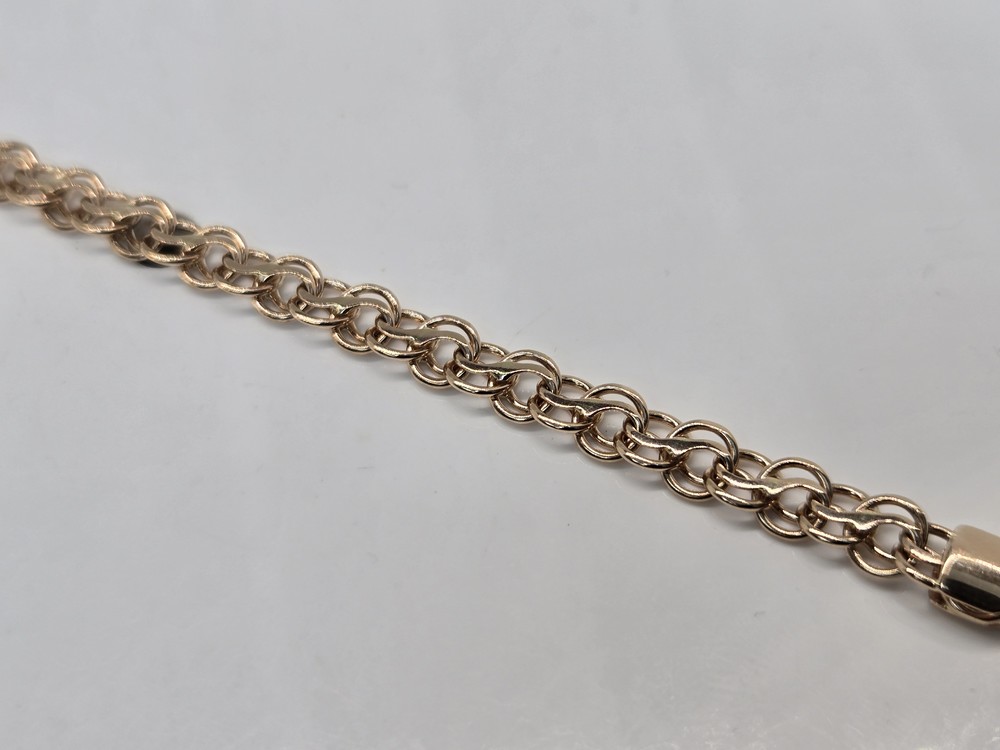 БРАСЛЕТ ПОЛНОВЕСНЫЙ Ручеек Au 585