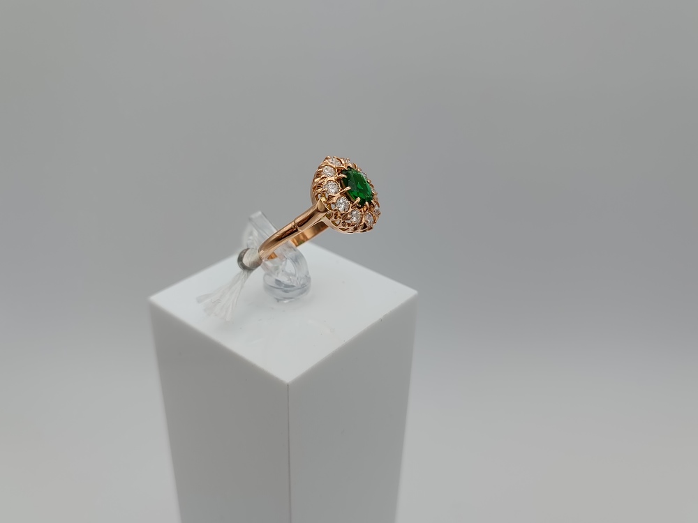 КОЛКМИ585 КОЛЬЦО С КАМНЯМИ (Au 585)