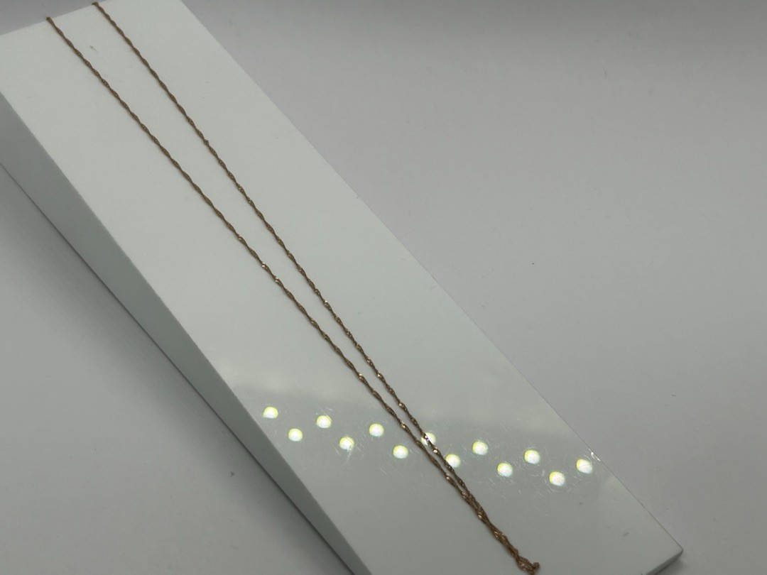 ЦПСИ585 ЦЕПЬ ПУСТОТЕЛАЯ Сингапур (Au 585)