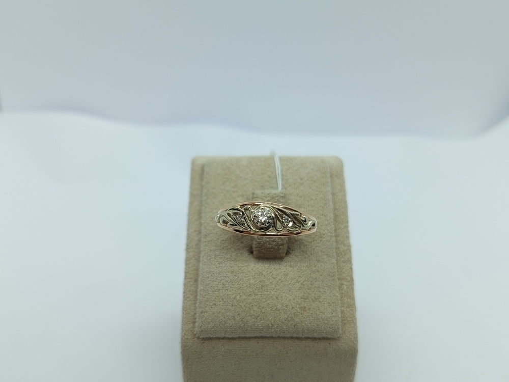 КОЛЬЦО БРИЛЛИАНТ Au 585