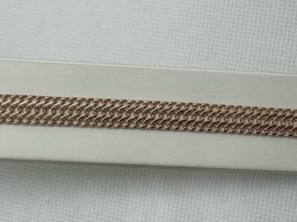 БЛ8585 БРАСЛЕТ ПОЛНОВЕСНЫЙ Восьмерка (Au 585)