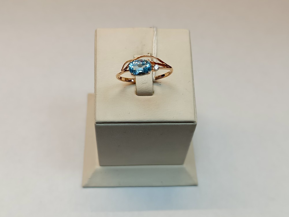 КОЛКМИ585 КОЛЬЦО С КАМНЯМИ (Au 585)