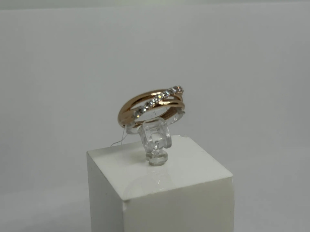 КОЛЬЦО С КАМНЯМИ (Au 585)