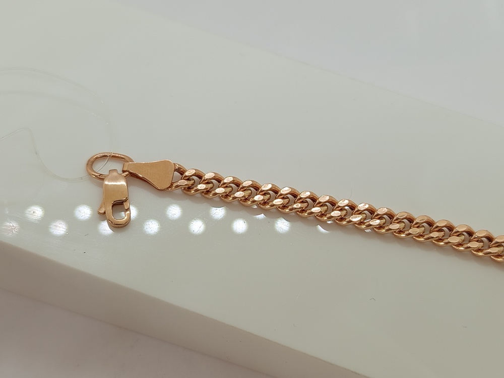 БРАСЛЕТ ПУСТОТЕЛЫЙ Панцирное (Au 585)