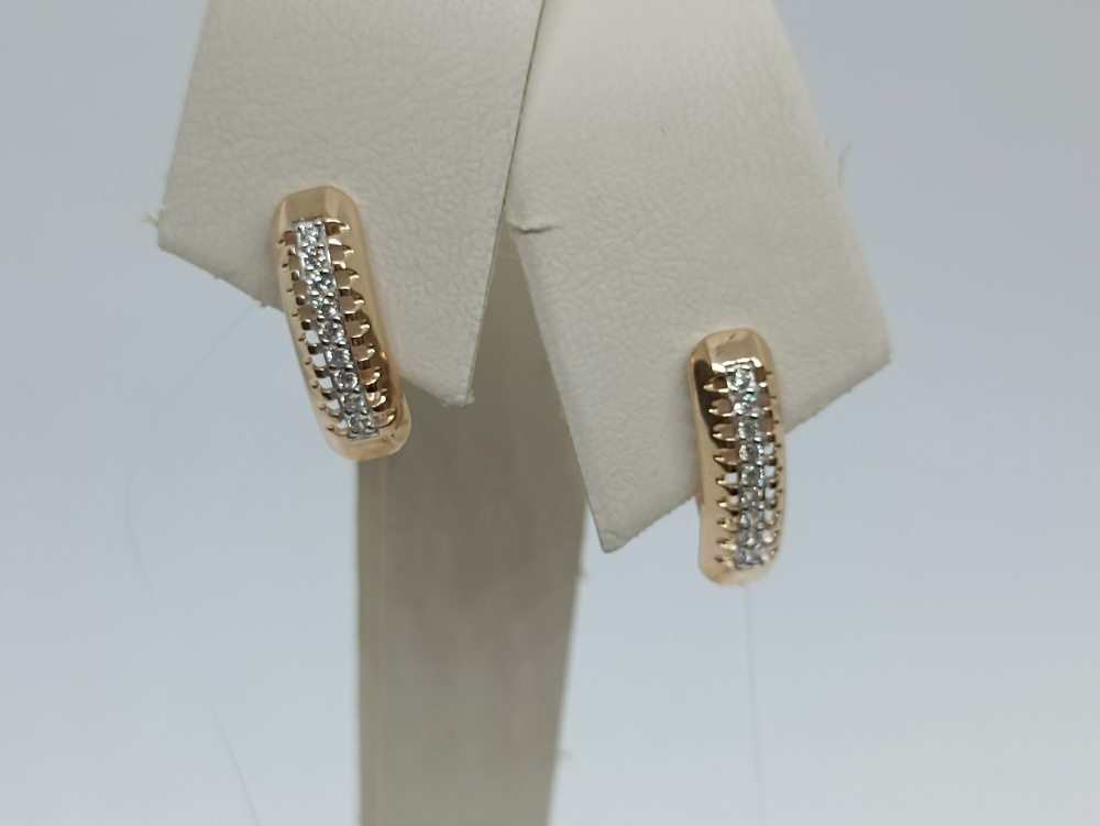 СЕРЬГИ С КАМНЯМИ (Au 585)