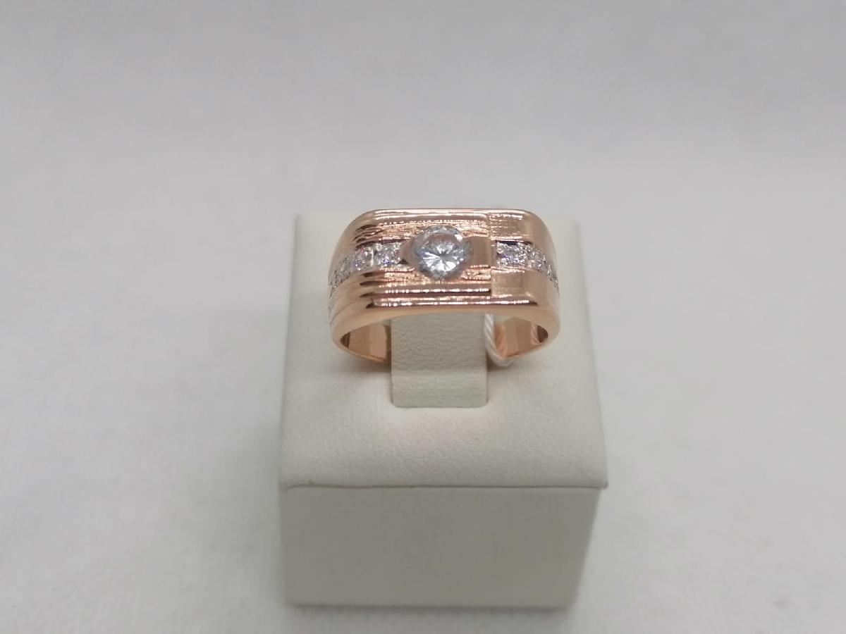 ПЕЧАТКА С КАМНЯМИ (Au 585)