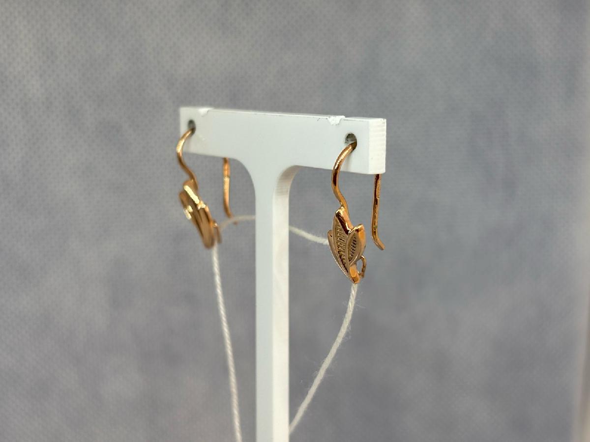 СЕРЬГИ БЕЗ КАМНЯ (Au 585)