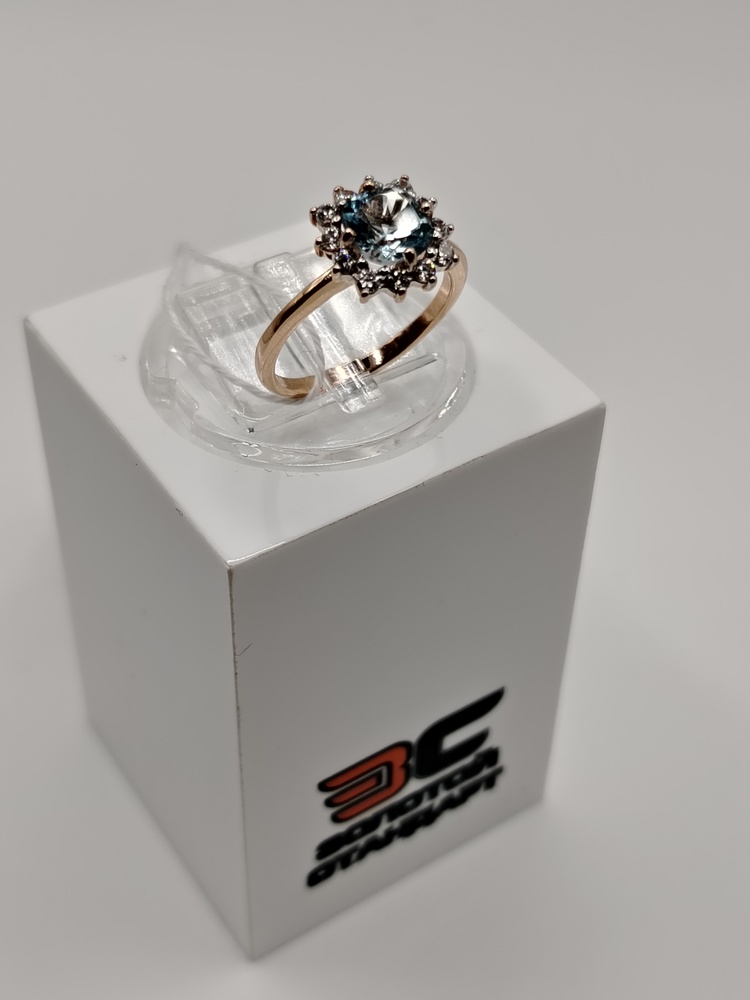 КОЛКМИ585 КОЛЬЦО С КАМНЯМИ (Au 585)