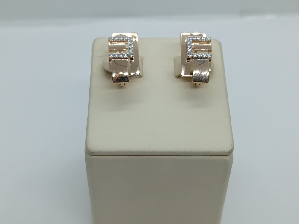 СЕРЬГИ С КАМНЯМИ (Au 585)