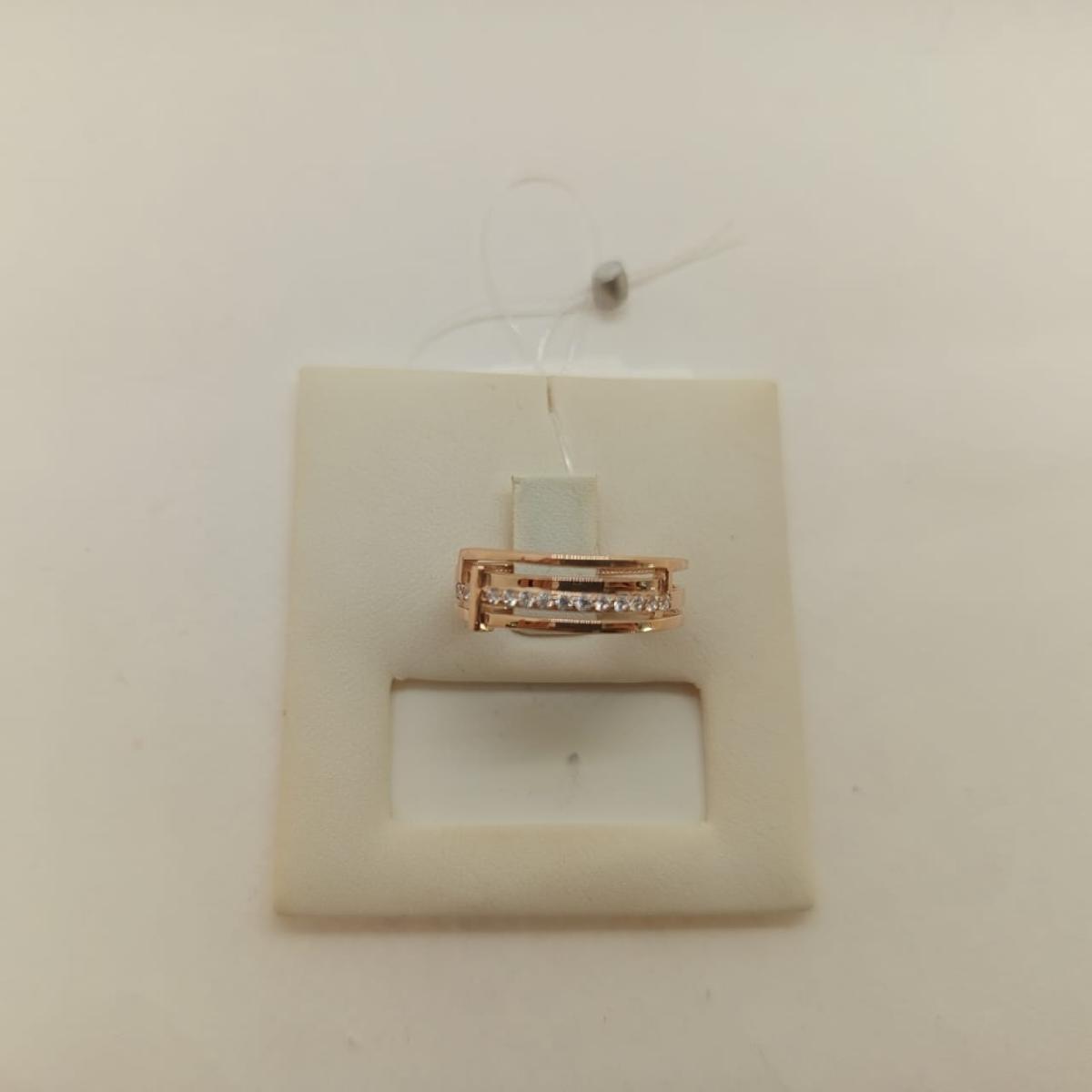 КОЛЬЦО С КАМНЯМИ (Au 585)