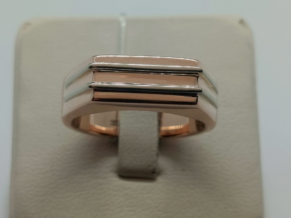 01-0038 КОЛЬЦО ПЕЧАТКА без камня (Au 585)