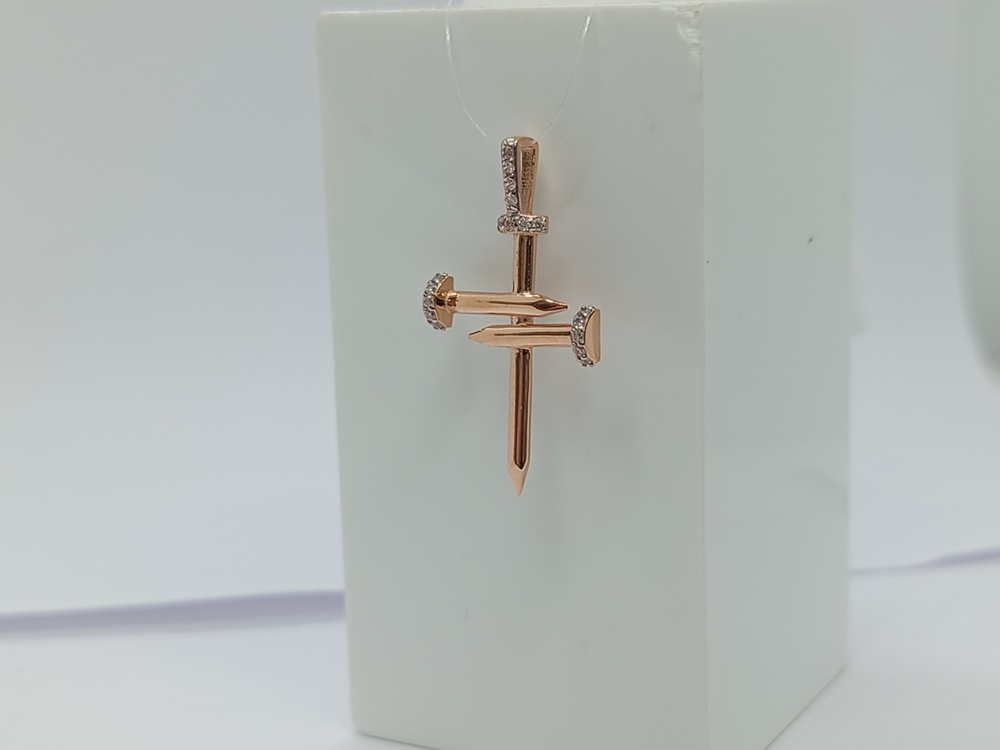  ПОДВЕСКА С КАМНЯМИ (Au 585)