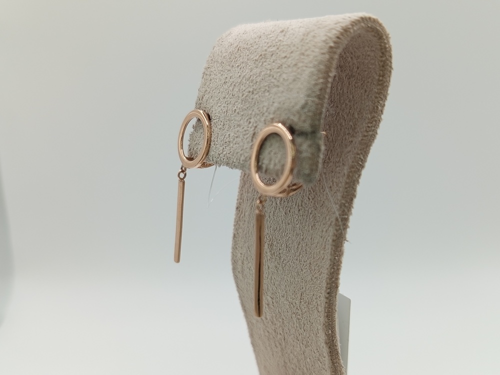 СЕРЬГИ БЕЗ КАМНЯ (Au 585)