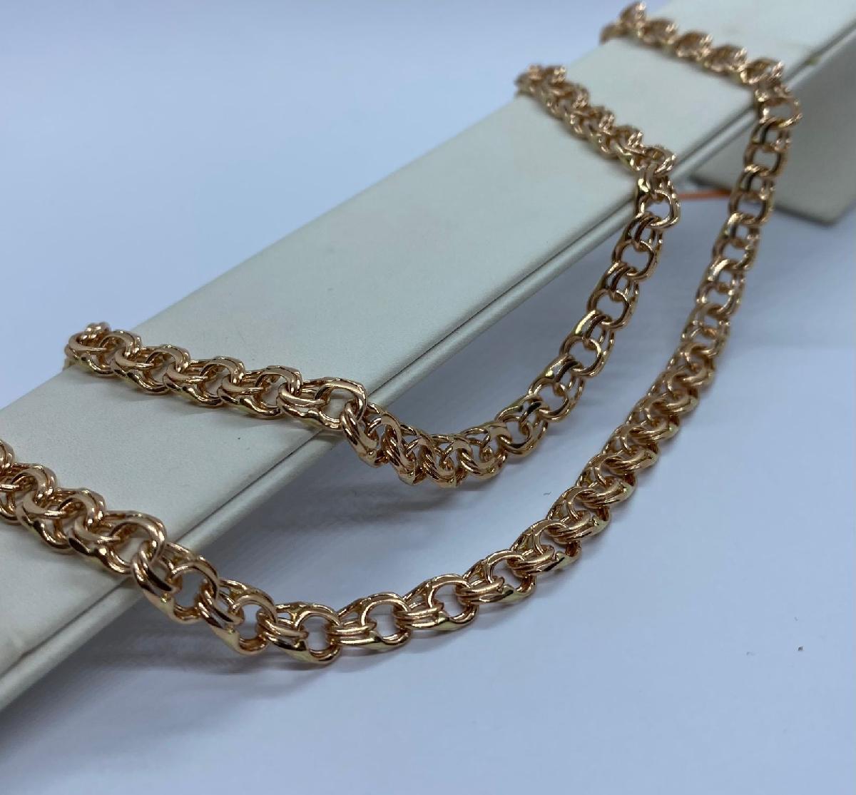 ЦЕПЬ ПОЛНОВЕСНАЯ Бисмарк (Au 585)