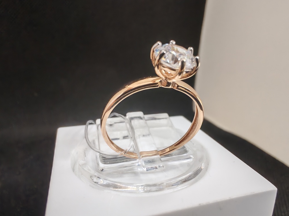 КОЛЬЦО С КАМНЕМ (Au 585)