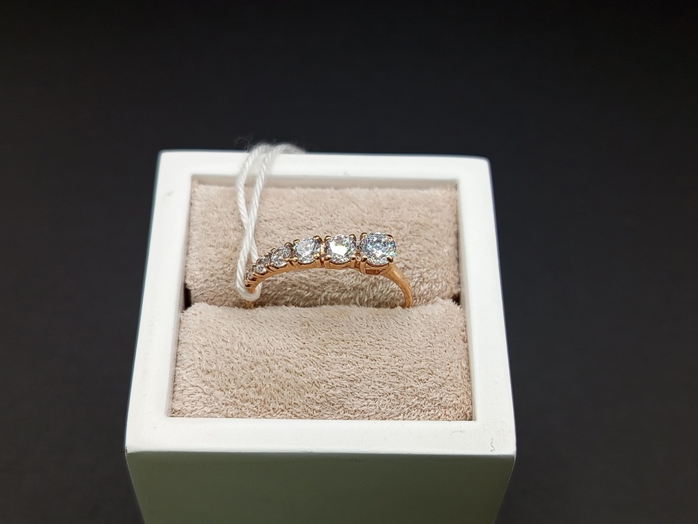 КОЛКМИ585 КОЛЬЦО С КАМНЯМИ (Au 585)