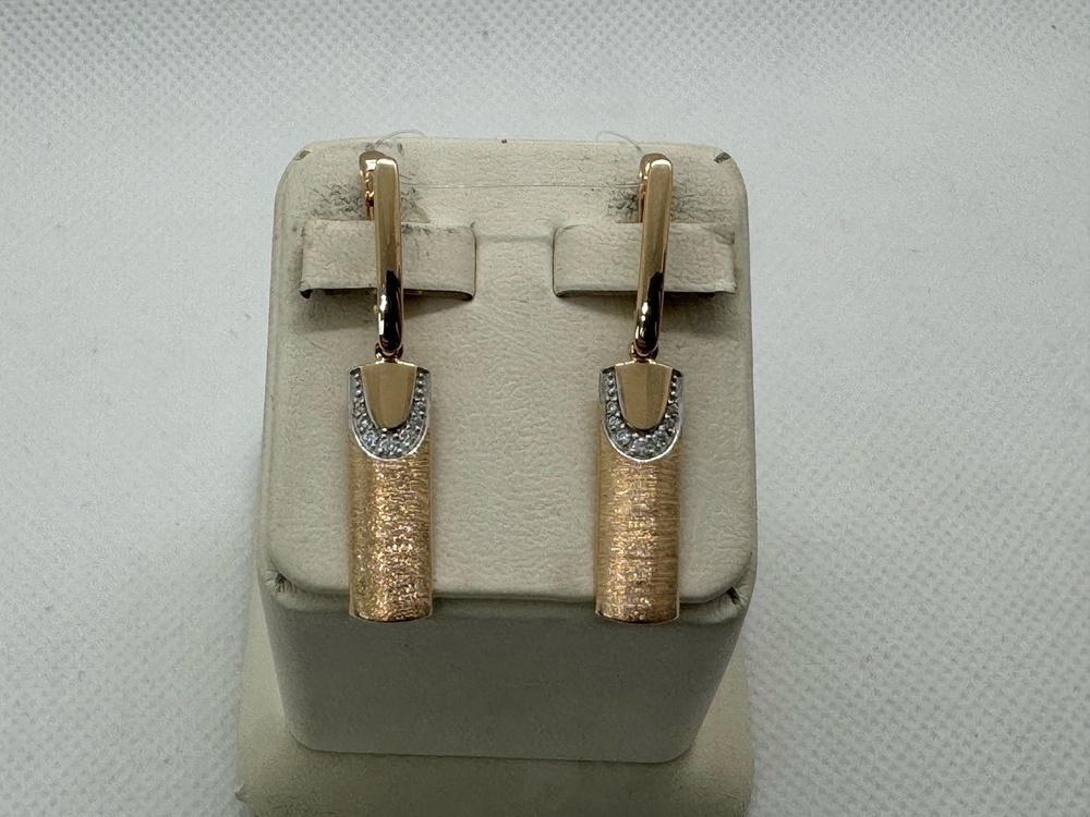 СЕРЬГИ С КАМНЯМИ (Au 585)