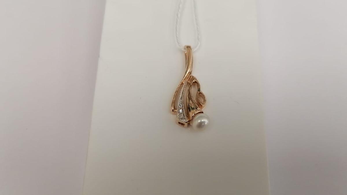 ПОДВЕСКА С КАМНЯМИ (Au 585)