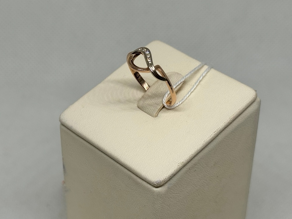 КОЛЬЦО С КАМНЯМИ (Au 585)