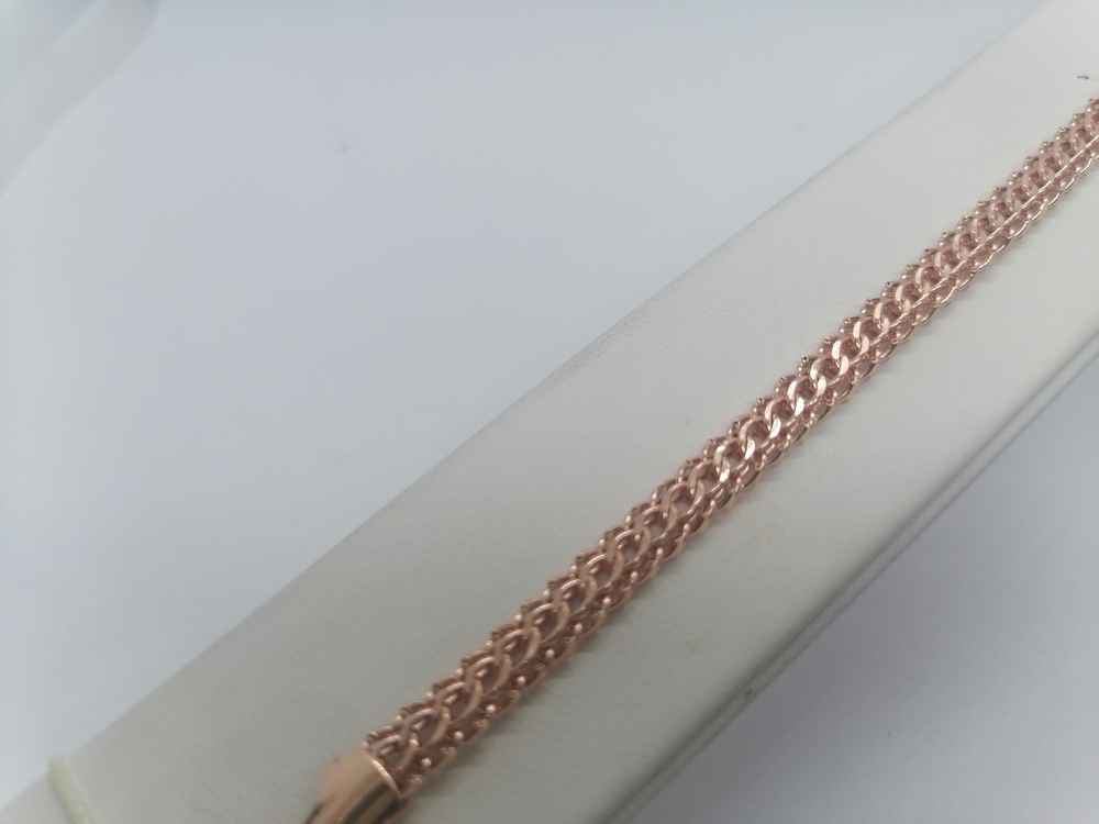 БРАСЛЕТ ПУСТОТЕЛЫЙ Итальянка (Au 585)