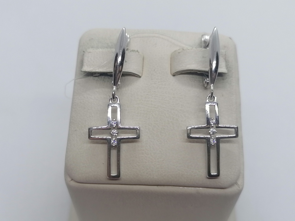 СЕРЬГИ С КАМНЯМИ (Au 585)