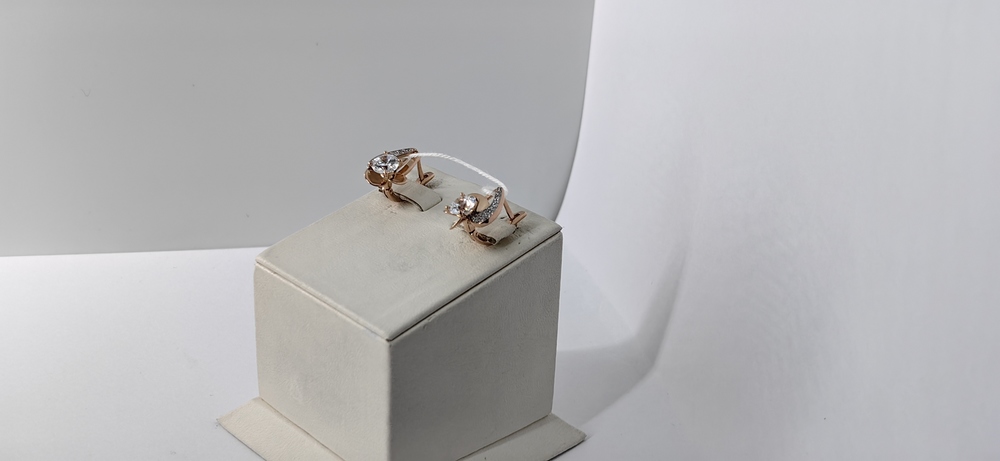 СЕРЬГИ С КАМНЯМИ (Au 585)