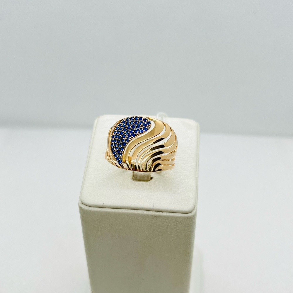 КОЛКМИ585 КОЛЬЦО С КАМНЯМИ (Au 585)