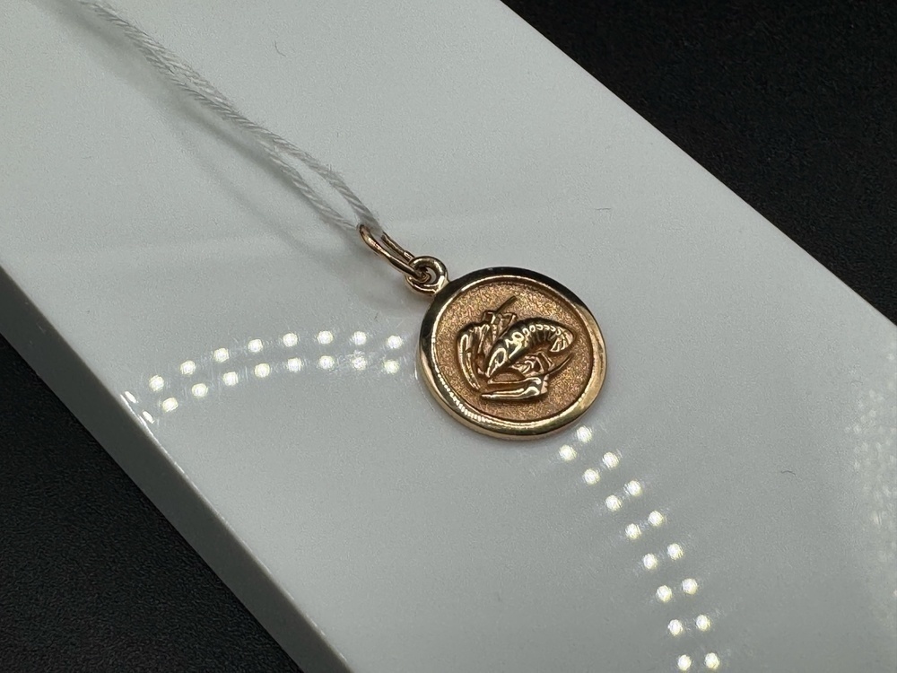 ПОДВЕСКА ЗНАК ЗОДИАКА РАК Au 585