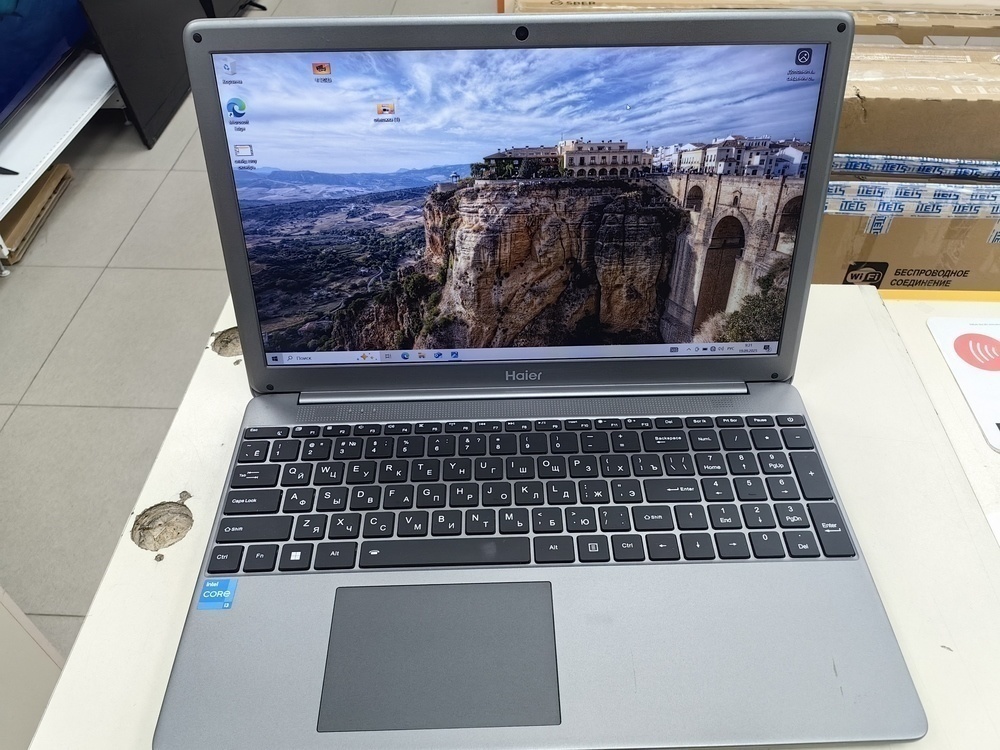 Ноутбук Haier; I3-1115G4, Intel UHD Graphics, 8 Гб, 240 Гб, Нет