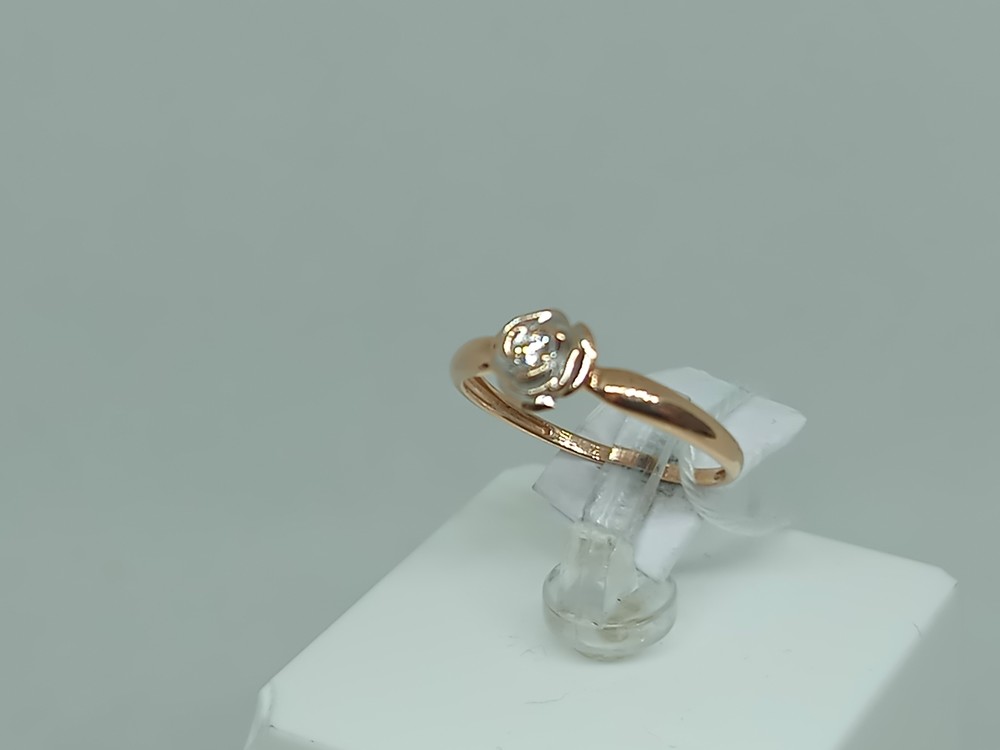 КОЛКМ585 КОЛЬЦО С КАМНЕМ (Au 585)