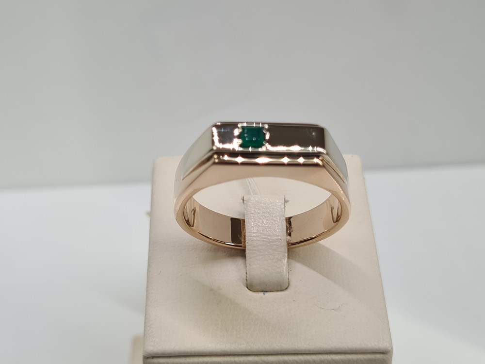 КОЛЬЦО ПЕЧАТКА оникс (Au 585)