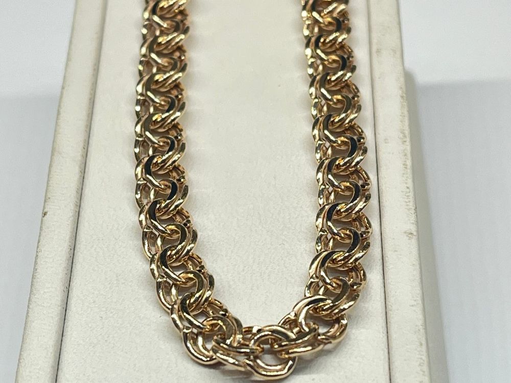 БРАСЛЕТ ПУСТОТЕЛЫЙ Бисмарк (Au 585)