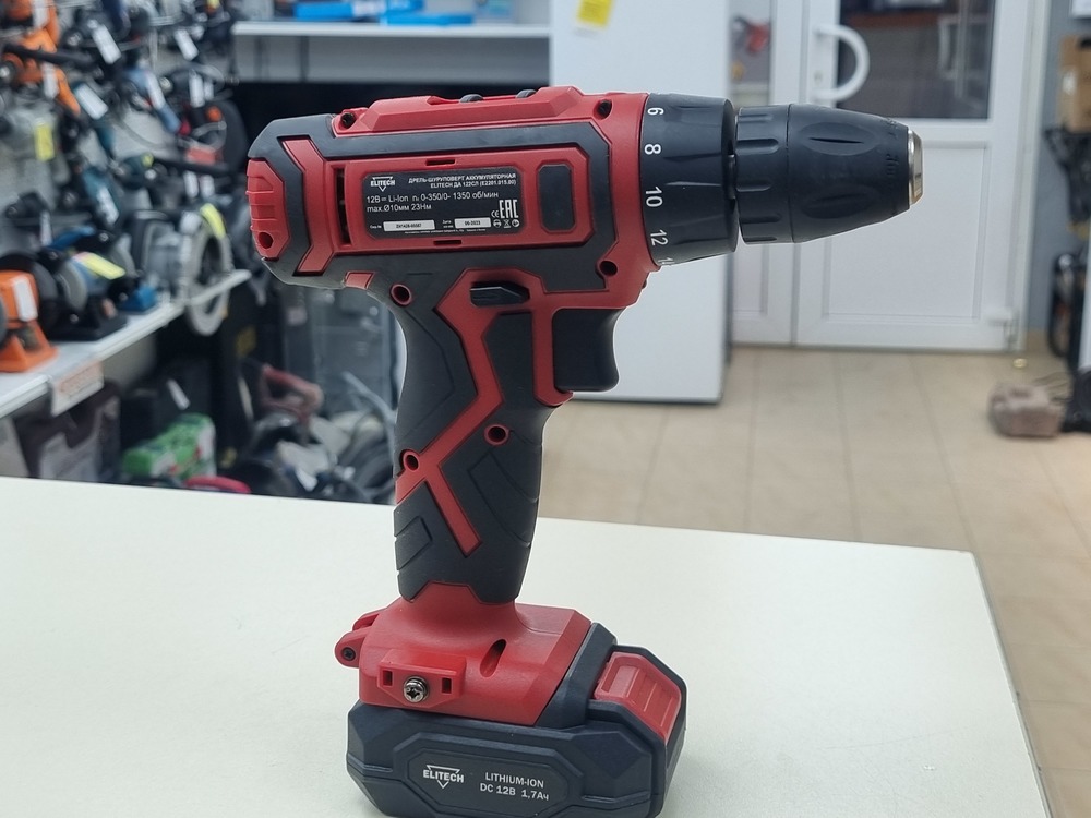 Шуруповерт Elitech ДА 122СЛ