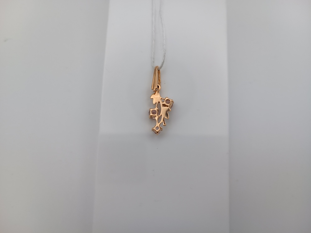 ПОДКМИ583 ПОДВЕСКА С КАМНЯМИ (Au 583)