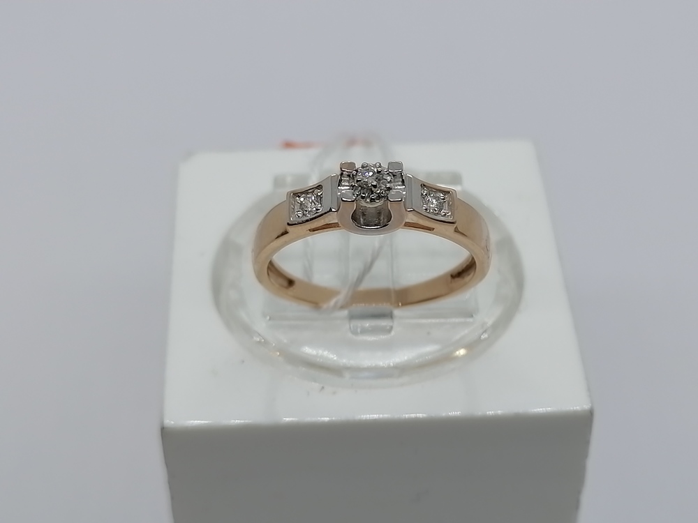 КОЛЬЦО БРИЛЛИАНТ Au 585