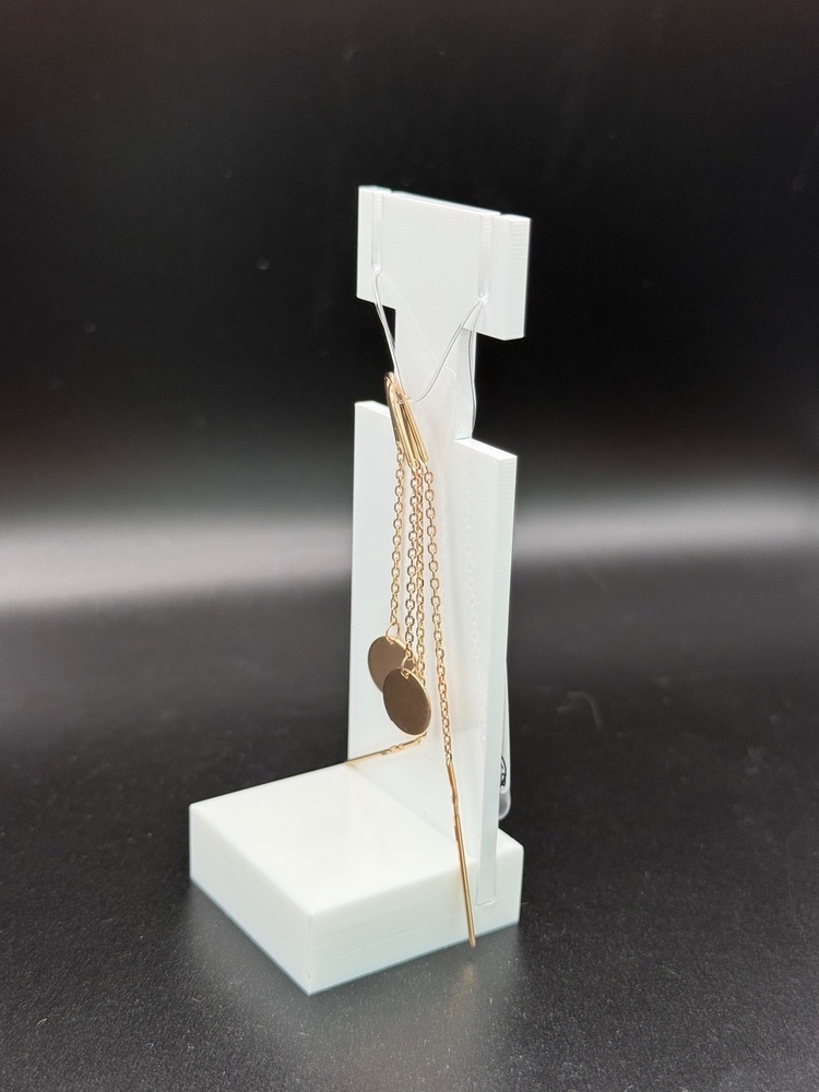 СЕРЬГИ ПРОДЕВКИ без камня (Au 585)