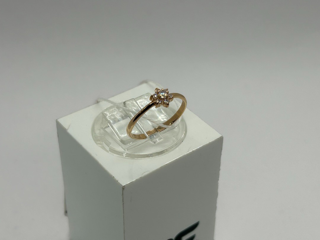 КОЛКМИ585 КОЛЬЦО С КАМНЯМИ (Au 585)