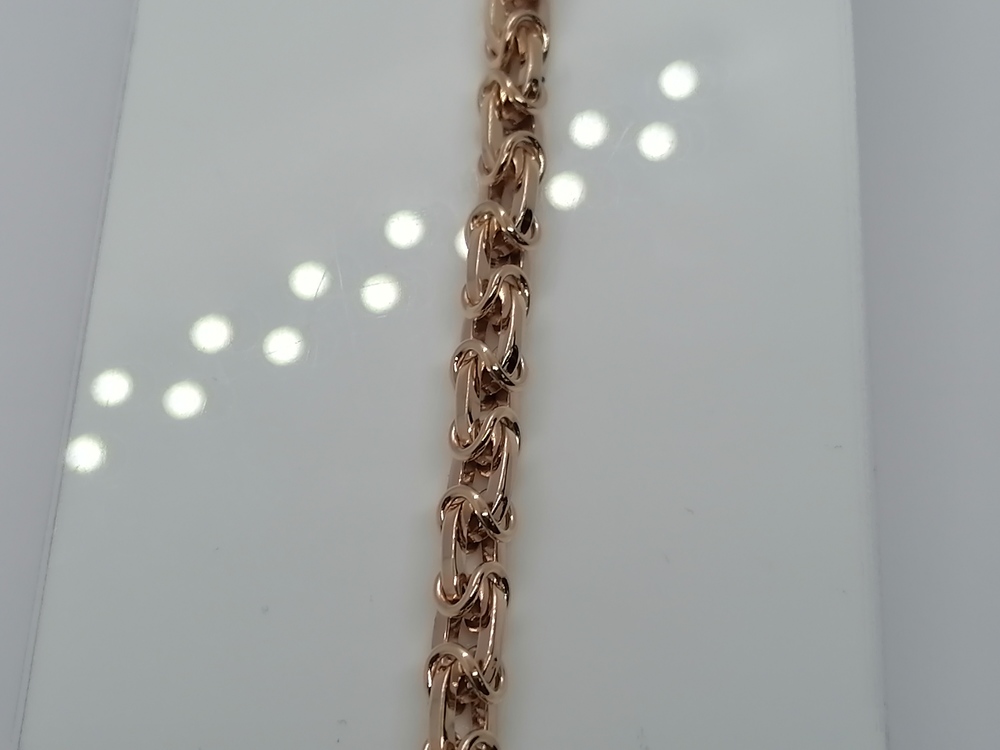 БРАСЛЕТ ПУСТОТЕЛЫЙ Фантазия (Au 585)