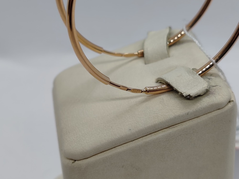 СЕРЬГИ КОНГО без камня (Au 585)