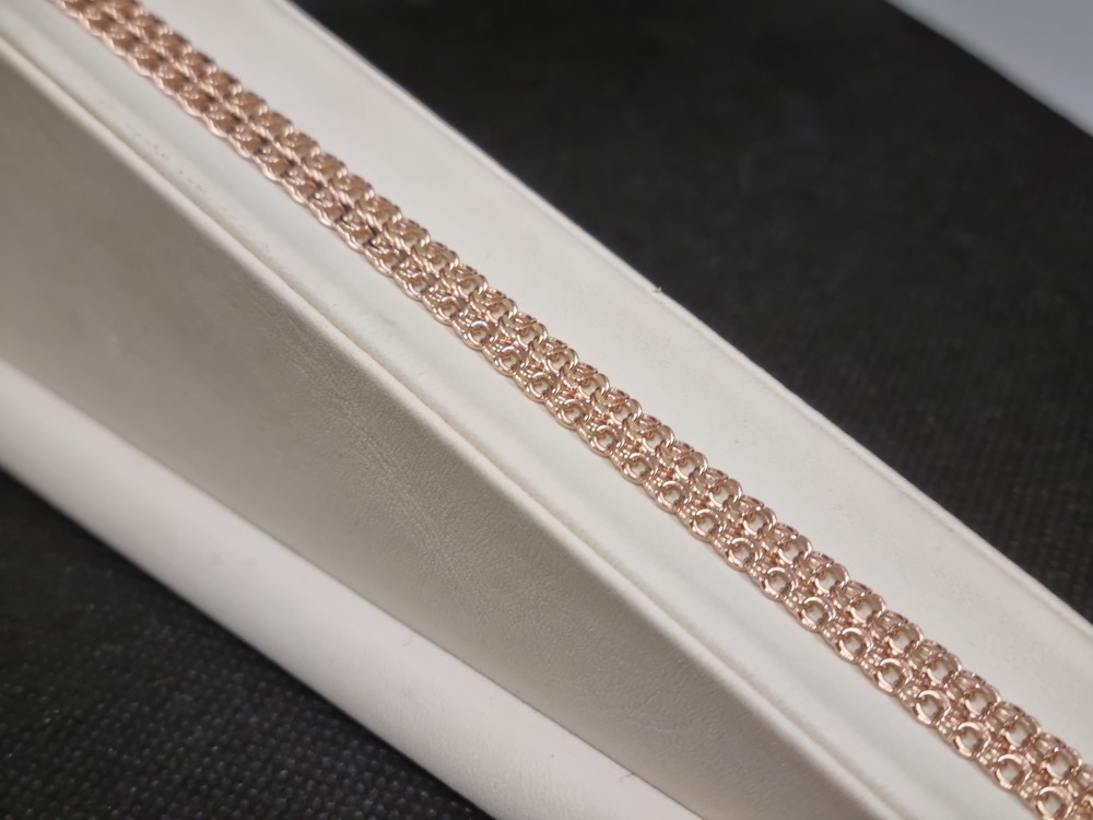 ЦЕПЬ ПУСТОТЕЛАЯ Бисмарк (Au 585)