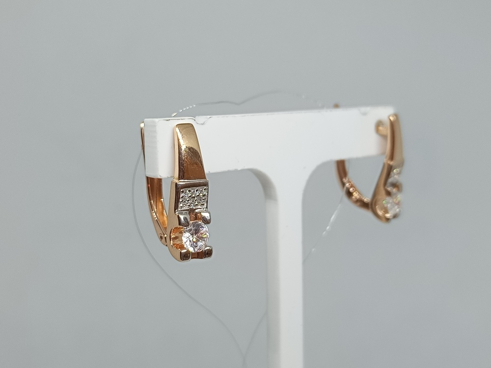 СЕРЬГИ С КАМНЯМИ (Au 585)