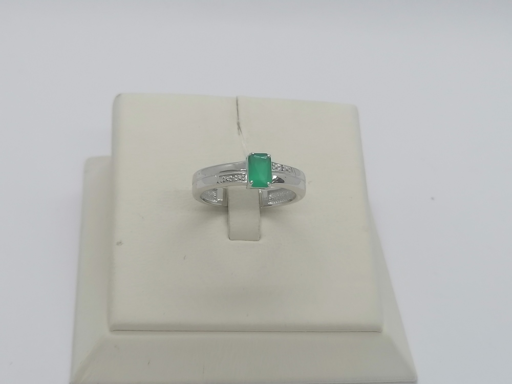 КОЛЬЦО БРИЛЛИАНТ (Ag 925)