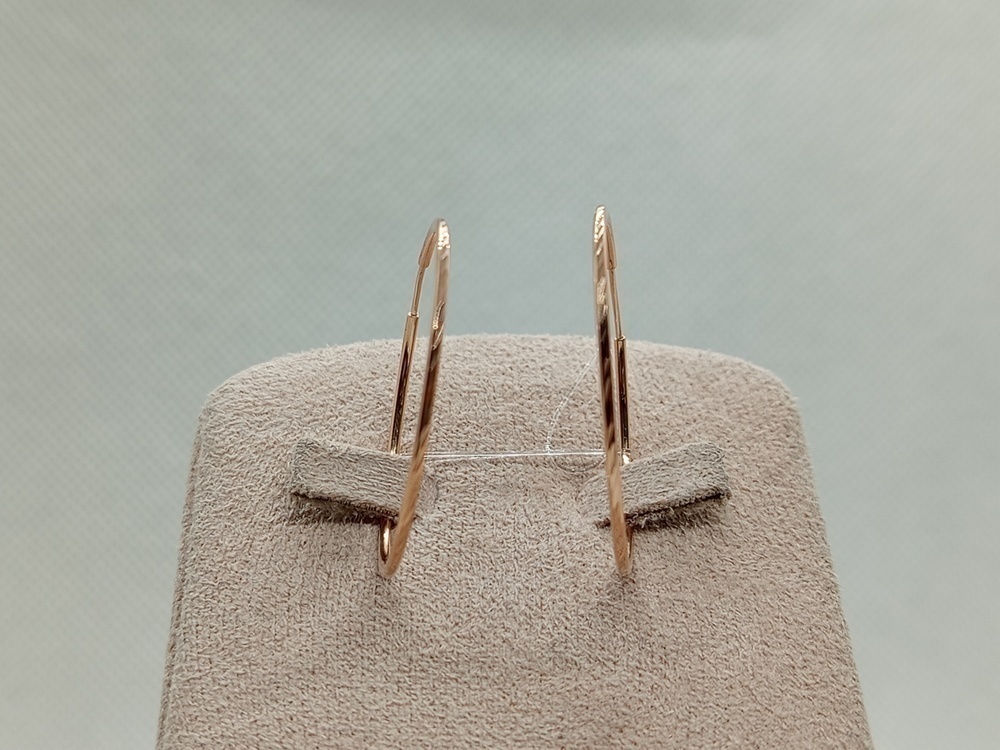 СЕРЬГИ КОНГО без камня (Au 585)